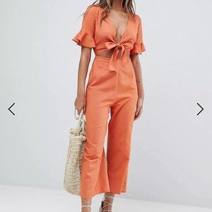 ASOS Design Linen Jumpsuit